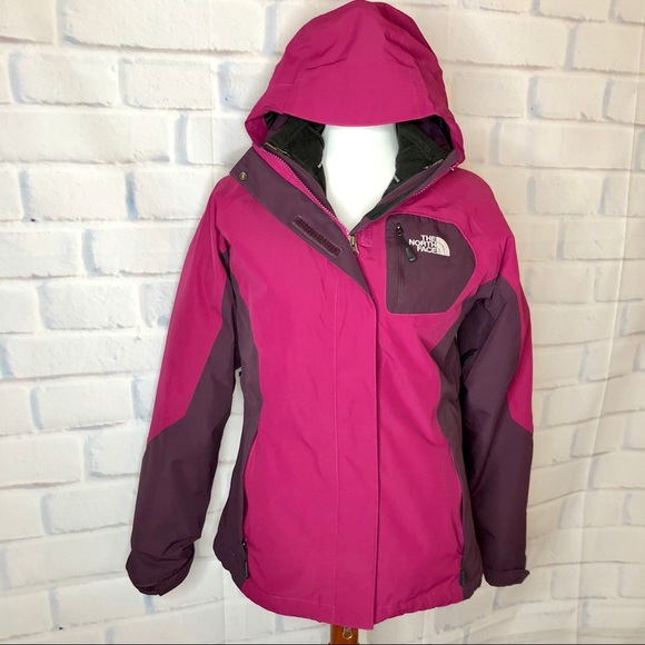 { The North Face} : Pink & Purple Hyvent Thermal Winter Ski Coat - Picture 1 of 8